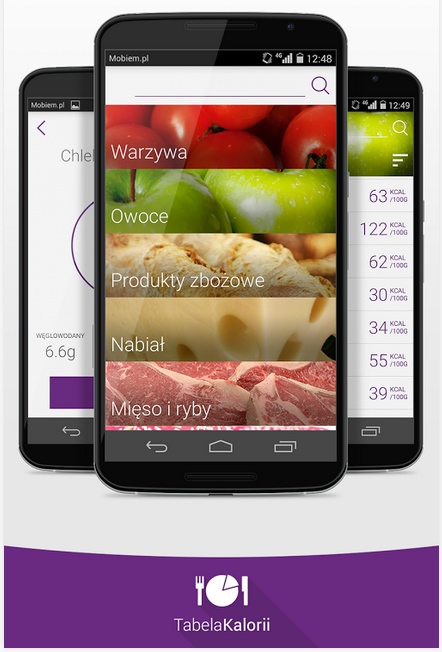 Aplikacja Tabela Kalorii - mobilny strażnik odchudzania Aplikacja Tabela Kalorii 2