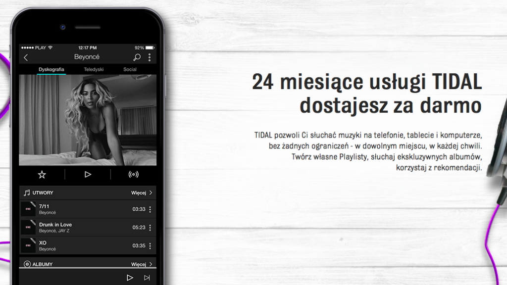 TIDAL muzyka w Play za darmo TIDAL muzyka w Play za darmo