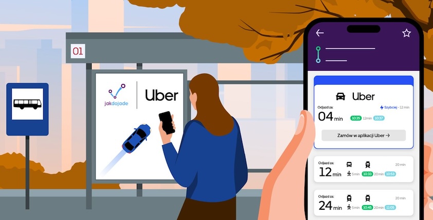 Uber i Jakdojade ze wspólnym projektem